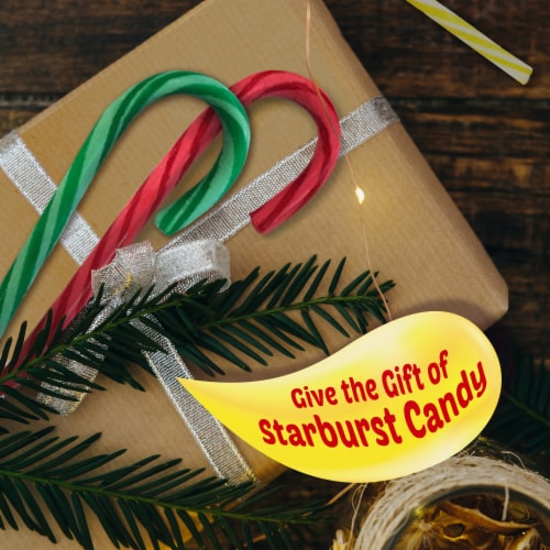 STARBURST Assorted Holiday Candy Canes Perspective: left
