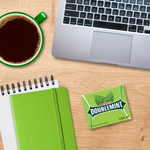Wrigley's Doublemint Chewing Gum Value Bulk Pack Perspective: left