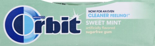 Orbit Sweet Mint Sugarfree Gum Perspective: left