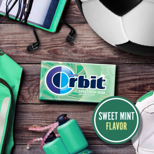 Orbit Sweet Mint Sugar Free Chewing Gum Value Pack Perspective: left