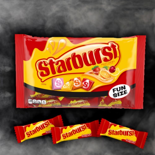 Starburst Original Fruit Chews Fun Size Candy Perspective: left