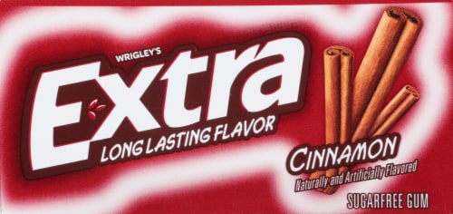 Extra Cinnamon Sugarfree Gum Perspective: left