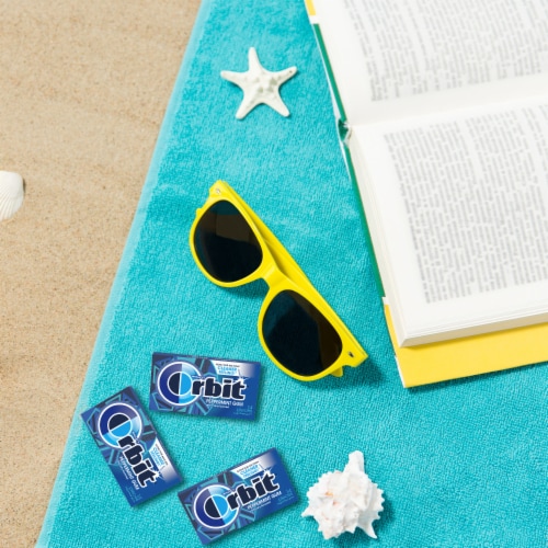 Orbit Peppermint Sugar Free Chewing Gum Perspective: left