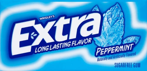 Wrigley's Extra® Peppermint Sugarfree Gum Perspective: left