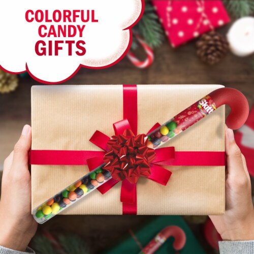 Skittles Original Christmas Chewy Candy Cane Perspective: left