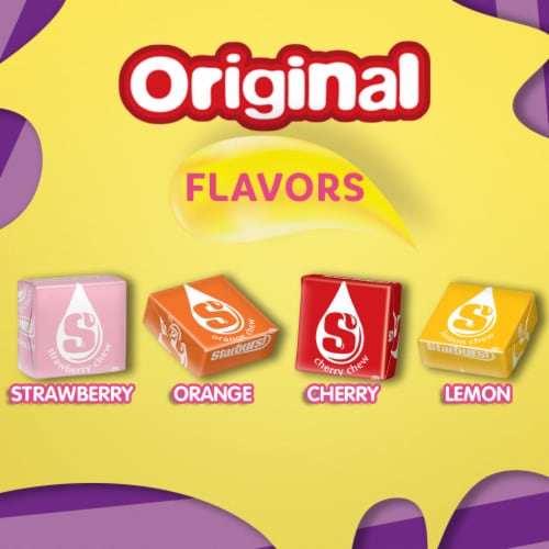 Starburst Original Fruit Chews Fun Size Chewy Easter Candy Bag Perspective: left