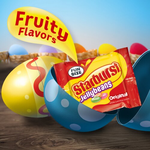 STARBURST Easter Jelly Beans Chewy Candy Fun Size Candy Assortment Bag Perspective: left