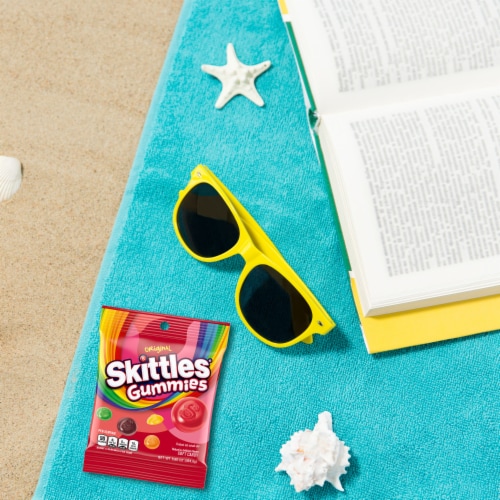 Skittles Original Gummy Candy Bag Perspective: left