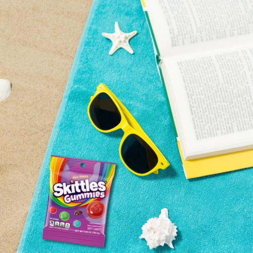 Skittles® Wild Berry Gummy Candy Bag Perspective: left