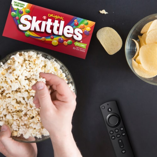 Skittles Original Chewy Candy Theater Box Perspective: left