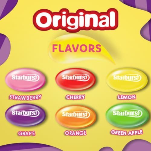 STARBURST Original Jelly Bean Egg Easter Candy Egg Perspective: left
