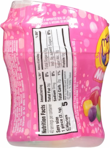 Hubba Bubba® Skittles® Flavor Mini Gum Pack Perspective: left