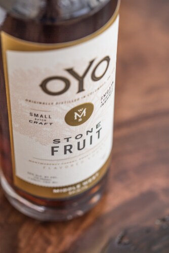 Middle West Spirits OYO Stone Fruit Vodka Perspective: left