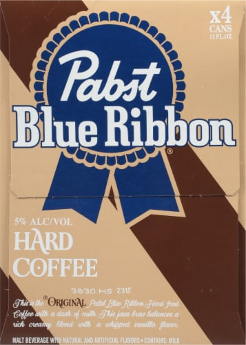Pabst Blue Ribbon Hard Coffee Perspective: left