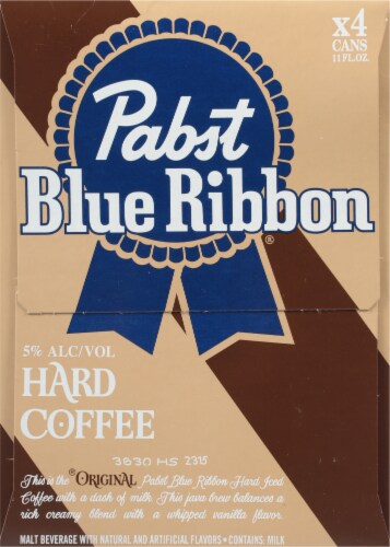 Pabst Blue Ribbon Hard Coffee Perspective: left