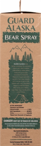 Mace Guard Alaska Bear Spray Perspective: left