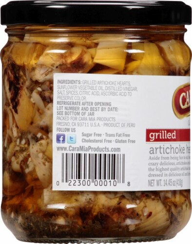 Cara Mia® California Style™ Grilled Artichoke Hearts Perspective: left