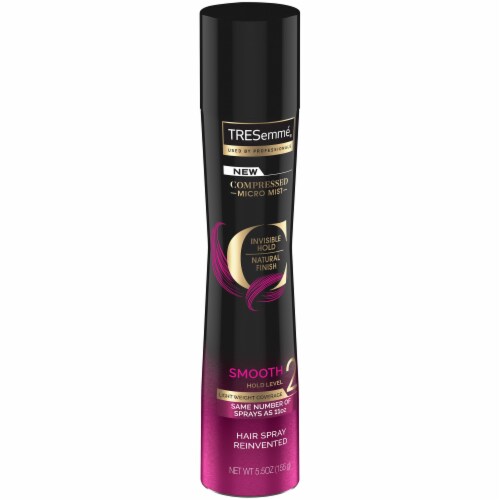 TRESemme® Compressed Smooth Level 2 Hold Hair Spray Perspective: left
