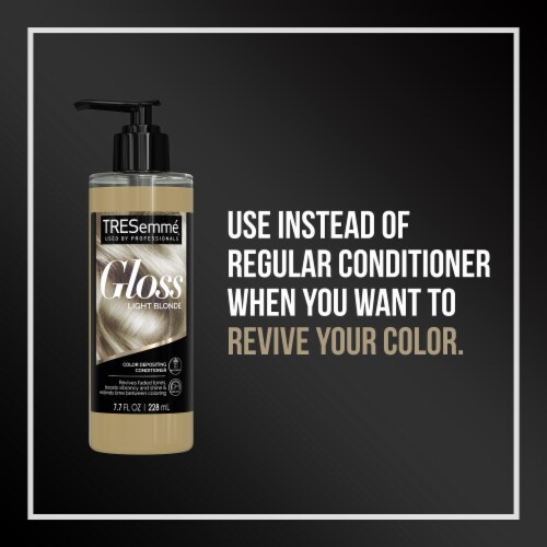 TRESemme Gloss Light Blonde Color Depositing Conditioner Perspective: left