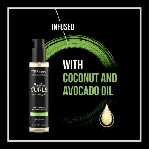 TRESemme® Flawless Curls Coconut & Avocado Hydrating Oil Perspective: left
