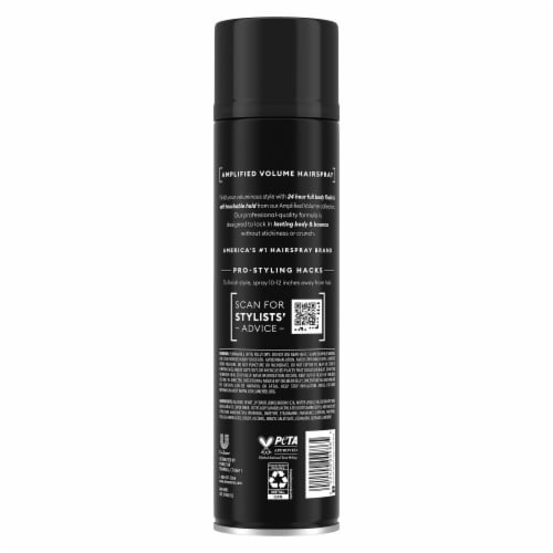 TRESemmé Total Volume Hairspray Perspective: left