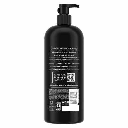 TRESemmé Keratin Repair Shampoo Perspective: left