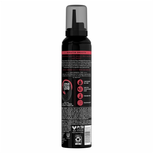 TRESemmé Mousse, Whipped Shaping Keratin Smooth for Instant Hydration, Weightless Perspective: left