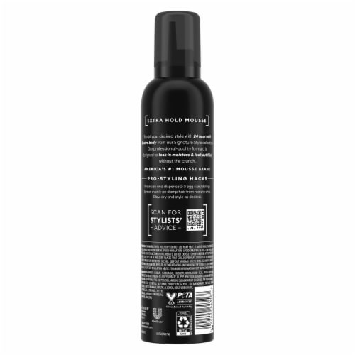 TRESemmé Mousse, Extra Hold for 24H Touchable Hold & Volume with Pro Lock Tech™ Perspective: left