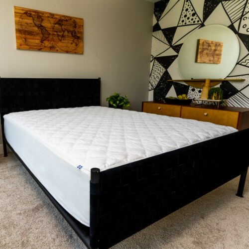 Sealy Waterproof Plus + Mattress Pad - Twin Perspective: left