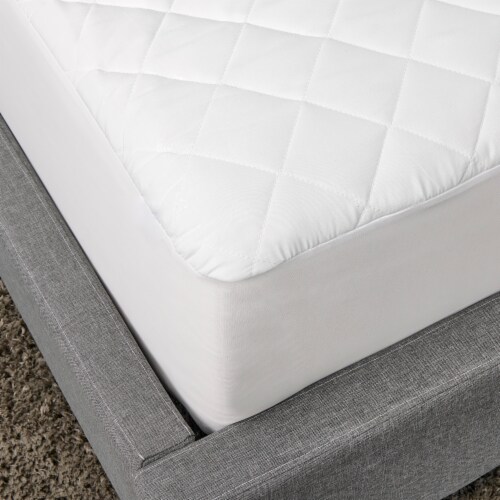 Sealy 300 Thread Count Mattress Pad - White Perspective: left