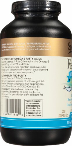 Spectrum® Fish Oil Softgels 1000mg Perspective: left