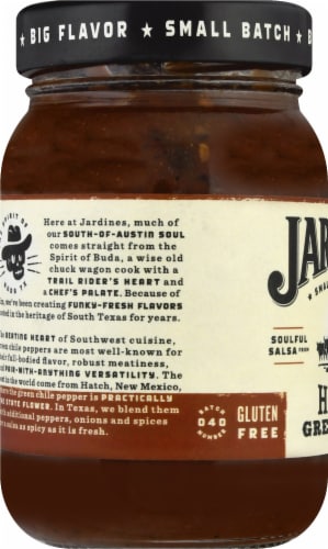 Jardines Medium Hatch Green Chile Perspective: left