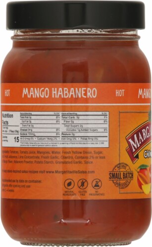 Margaritaville® Hot Chunky Mango Habanero Salsa Perspective: left