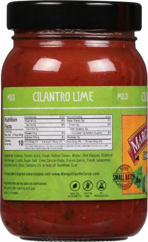 Margaritaville Mild Chunky Cilantro Lime Salsa Perspective: left