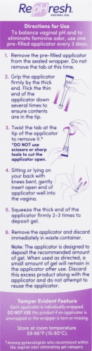 RepHresh Odor Eliminating Vaginal Gel Perspective: left