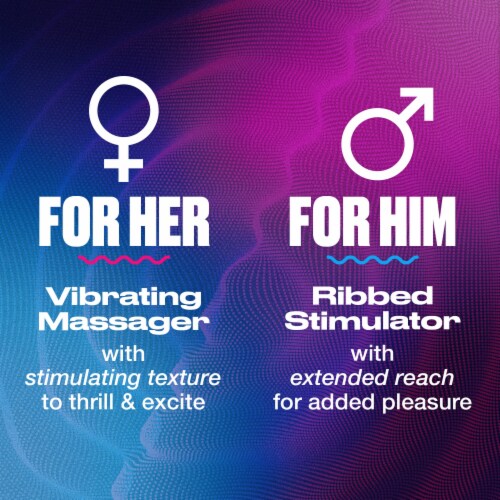 Trojan Tandem Couples Vibrating Ring Perspective: left