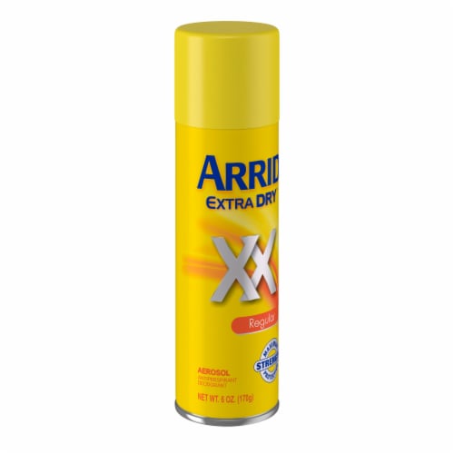 Arrid™ Extra Dry™ Regular Aerosol Antiperspirant Deodorant Perspective: left