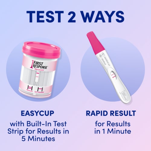 First Response Multi Check Quick & Simple Pregnancy Test Kit, 1 Kit Perspective: left