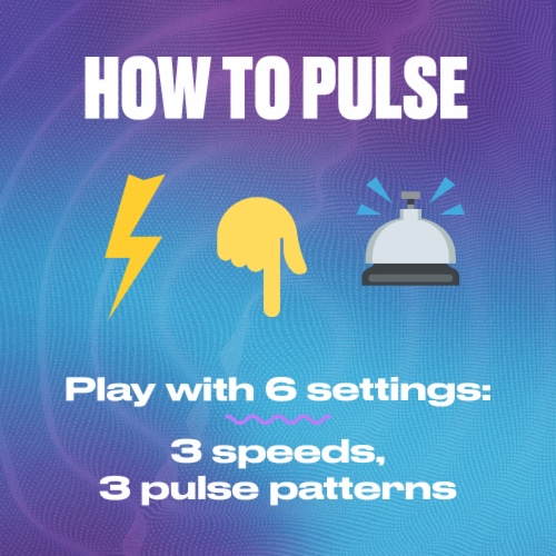 Trojan Vibrations Pulse Compact Vibrating Massager Perspective: left