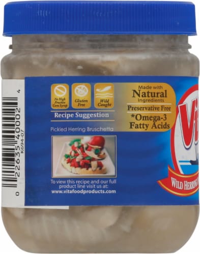 Vita® Wild Herring in Wine Sauce Perspective: left