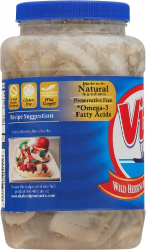 Vita® Wild Herring in Wine Sauce Perspective: left