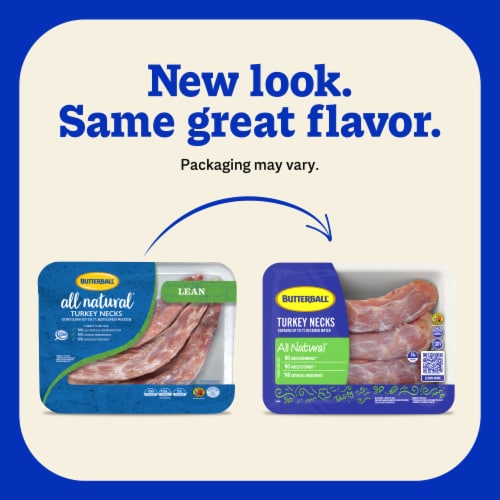 Butterball® All Natural Lean Turkey Necks Tray Perspective: left