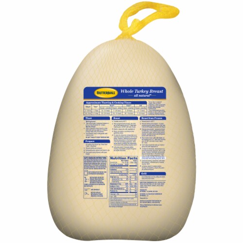 Butterball All Natural Premium Frozen Bone-In Turkey Breast Perspective: left