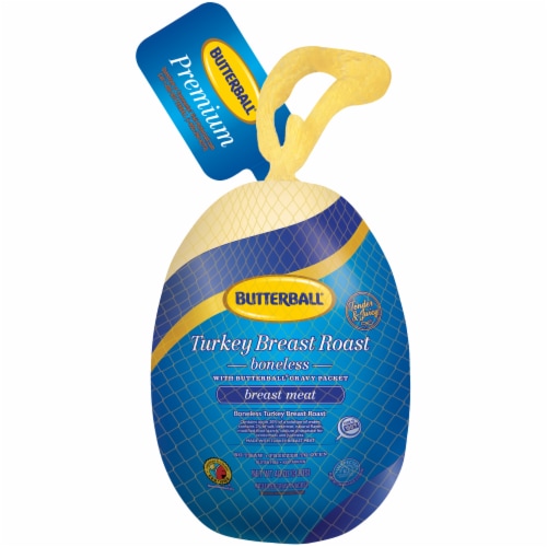 Butterball Frozen Boneless Turkey Breast Roast with Gravy Packet Perspective: left