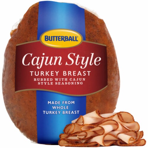 Butterball Cajun Style Deli Sliced Turkey Breast Perspective: left