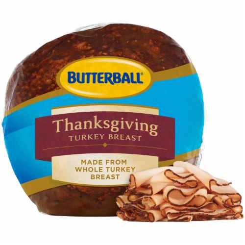 Butterball Thanksgiving-Style Deli Sliced Roasted Turkey Breast Perspective: left