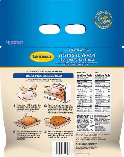 Butterball Ready to Roast Frozen Boneless Turkey Breast Perspective: left
