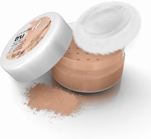 CoverGirl TruBlend Minerals 415 Deep Loose Powder Perspective: left