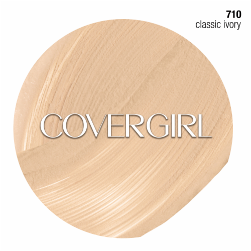 CoverGirl AquaSmooth Make-Up SPF 20 710 Classic Ivory Perspective: left