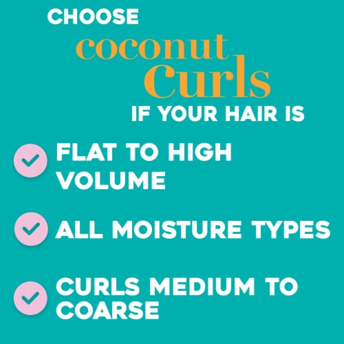 OGX Locking + Coconut Curls Air Dry Cream Perspective: left